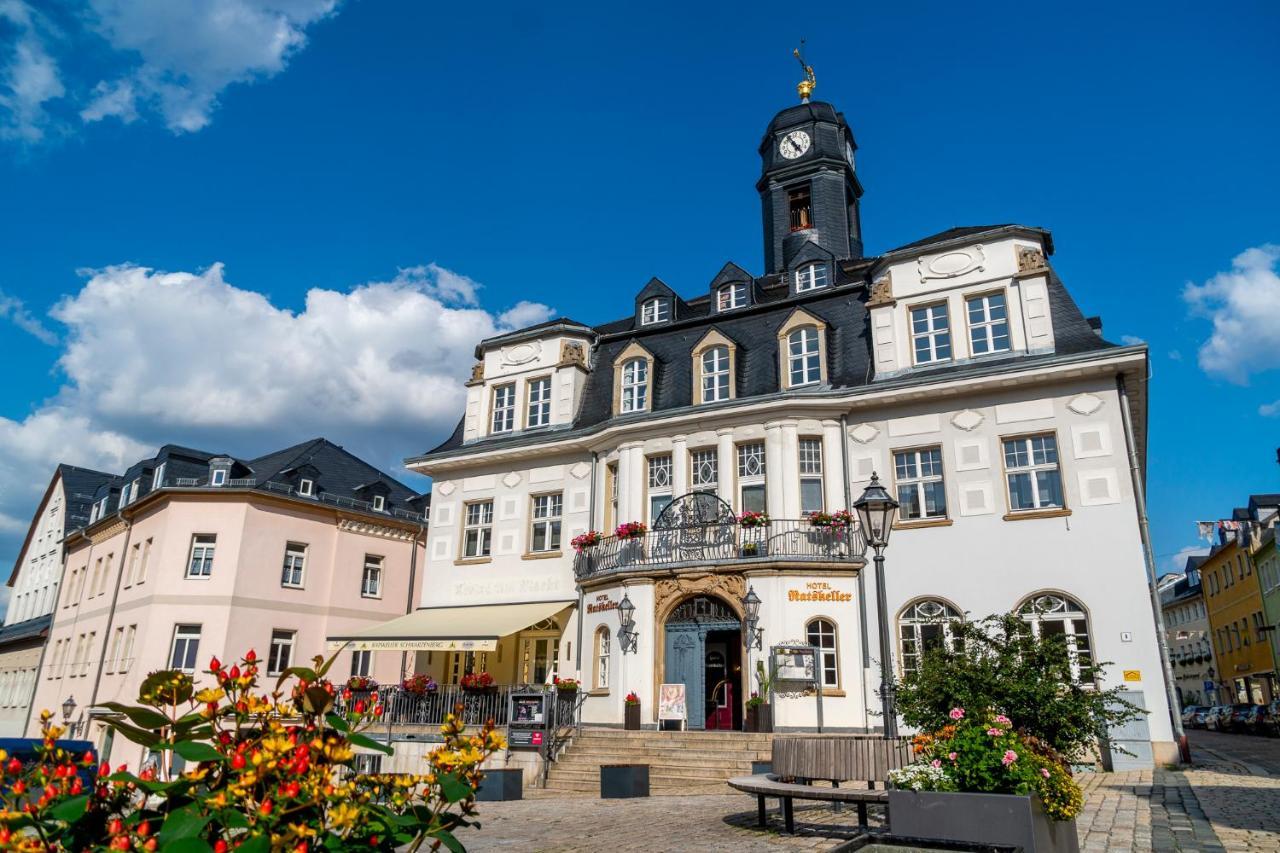 Hotel Ratskeller Schwarzenberg Schwarzenberg  Exteriör bild